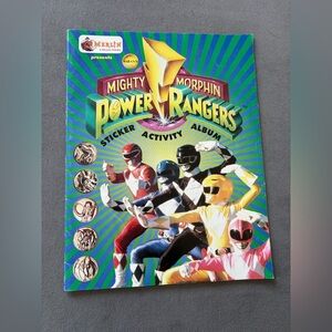 1994 Suban Mighty Morphin Power Rangers Sticker Album /Merlin Unused